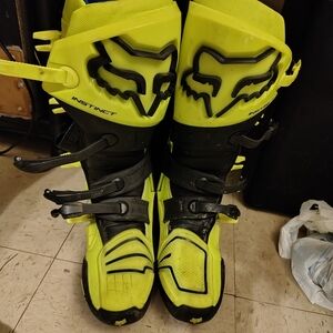 Fox Instinct Neon Yellow and Black Men's Boots